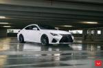Lexus RC F on Vossen Wheels (VFS4) 2017 года